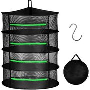 Ipower Herb Drying Rack with Zipper, 2FT, 4-Layer GLDRYRCLOSED2L4